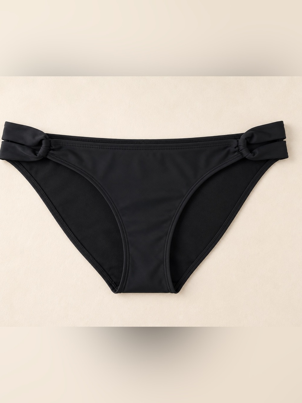 3/$25 / NWOT Xhilaration Black Bikini Bottom with Side Knot Detail / XL Bikini